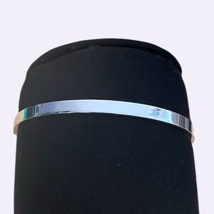 Slim Silver .926 Cuff Bracelet